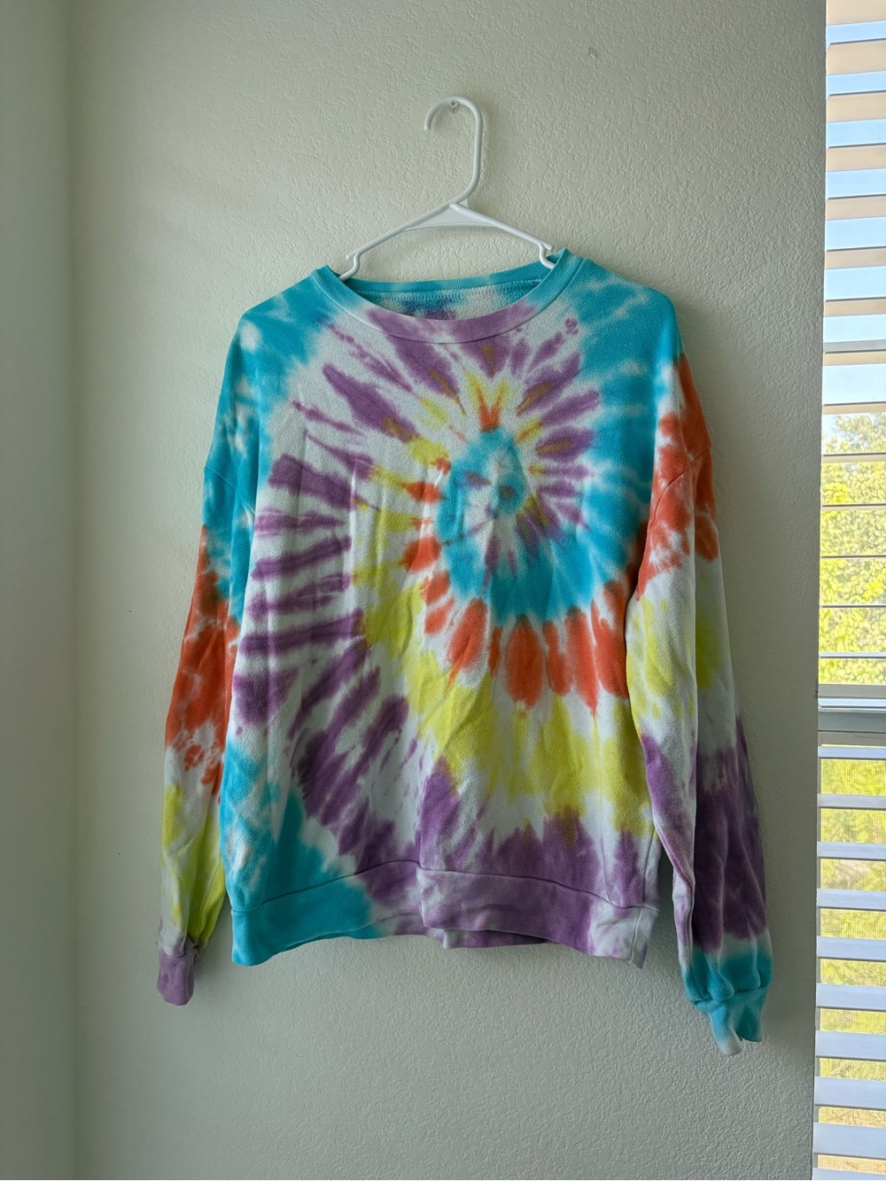 Tie-Dye Crewneck Sweater - Multicolor